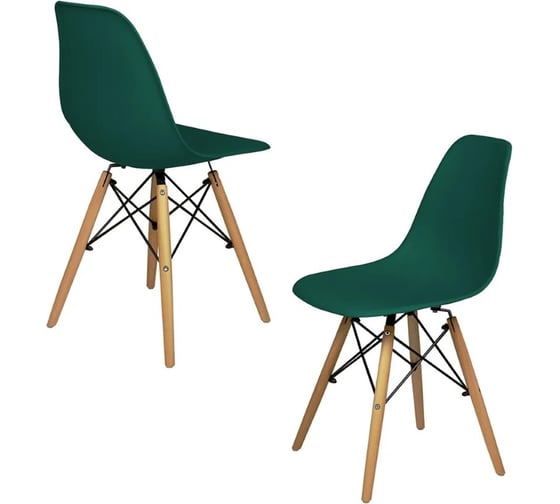 Стул Ridberg DSW EAMES глубокий зеленый 3 шт 1212681