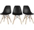 Комплект стульев Ridberg DSW EAMES черный 3 шт 1212680 9