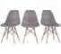 Комплект стульев Ridberg DSW EAMES серый 3 шт 1212679 9