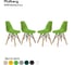 Комплект стульев Ridberg DSW EAMES зеленый 4 шт 1212736 1