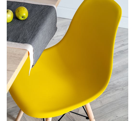 Комплект стульев Ridberg DSW EAMES желтый 3 шт 1212677