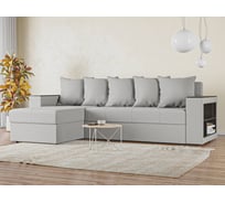 Угловой диван Лига диванов Дубай Лайт левый угол 121638L