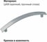 Ручка-скоба мебельная ZY-9А 96мм сплав ЦАМ 36гр, хром матовый Trodos 303194 4