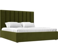 Интерьерная кровать Лига диванов Афродита 180 микровельвет зеленый 120587