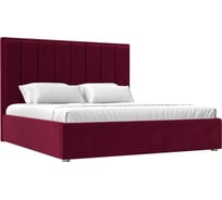 Интерьерная кровать Лига диванов Афродита 180 микровельвет бордовый 120585