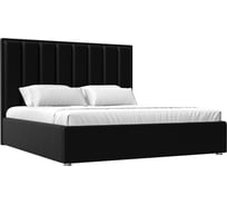 Интерьерная кровать Лига диванов Афродита 180 экокожа черный 120601