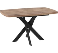 Стол mebwill Эдж, 130 Дуб Веллингтон/Чёрный 101936