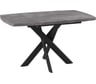 Стол mebwill Эдж, 130 Дымчатая керамика/Чёрный 101937