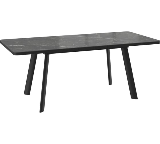 Стол mebwill Прайм 160 STONE BLACK ST CER/ЧЕРНЫЙ 101934
