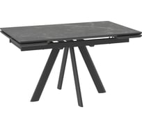Стол mebwill Роял, 140 STONE BLACK ST CER/ЧЕРНЫЙ 101939