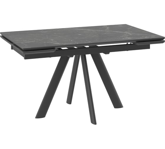Стол mebwill Роял, 140 STONE BLACK ST CER/ЧЕРНЫЙ 101939