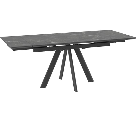 Стол mebwill Роял, 140 STONE BLACK ST CER/ЧЕРНЫЙ 101939