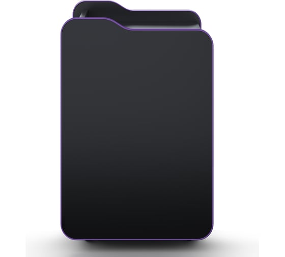 Тумба для игрового компьютерного стола VMMGAME CASE 40 BLACK PURPLE CS-1BKPU