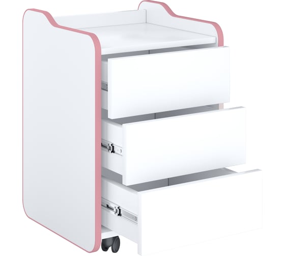 Тумба для игрового компьютерного стола VMMGAME CASE 40 WHITE PINK CS-1WEPK