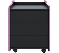 Тумба для игрового компьютерного стола VMMGAME CASE 50 BLACK PURPLE CS-2BKPU