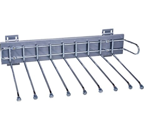 Держатель брюк полновыкатной бокового крепления Lemax PROF, хром RU-014a