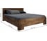 Кровать Woodville Саманта 160x200 таксония шоколадная 497424 2