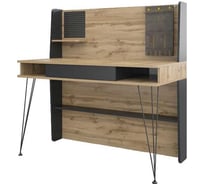 Компьютерный стол Woodville Нобира 120x60x120,5 антрацит / дуб ирландский 515117