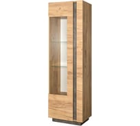 Шкаф Woodville Арчи 03.263 дуб золотой craft / камень темный U3705 339646