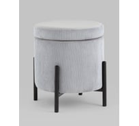 Пуф Стул Груп Дали велюр светло-серый AV 482-V990/V52-08