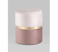 Пуф Стул Груп Кэрри с ящиком, велюр розовый 19A060VA-8167-33/30