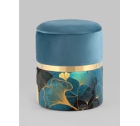 Пуф Стул Груп Кэрри с ящиком, велюр Gingko 19A060VAF-8167-66/fl