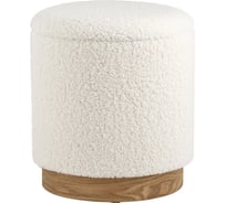 Пуф Стул Груп Долли S, с ящиком, тедди белый 21B810SB-1A-WZ2050-1