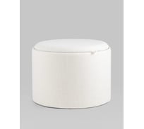 Пуф Стул Груп Хюгге L, с ящиком, рогожка белая 19B260LLP YX1828-1