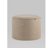 Пуф Стул Груп Хюгге L, с ящиком, рогожка бежевая 19B260LL BY1701-3