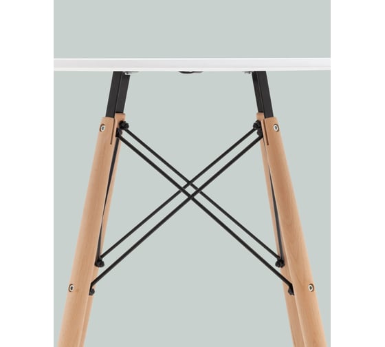 Стол круглый обеденный Стул Груп EAMES DSW NEW D 80, белый T001-80