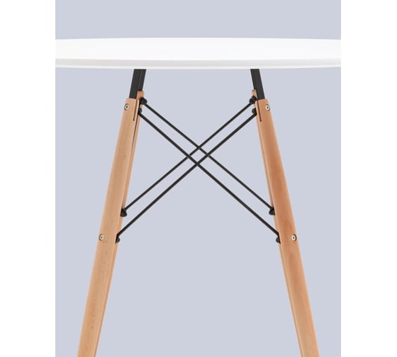Стол круглый обеденный Стул Груп EAMES DSW NEW D 100, белый T001-100