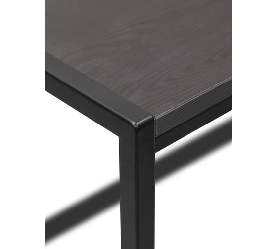 Стол письменный модульный Rimini, 1200x650x750, черный каркас, столешница ЛДСП Черный, GreenWeen GW-RIMINI-1200-B-LD-BLACK