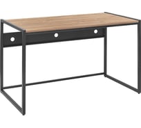 Стол письменный модульный Rimini, 1200x650x750, черный каркас, столешница ЛДСП Дуб Канзас, GreenWeen GW-RIMINI-1200-B-LD-K