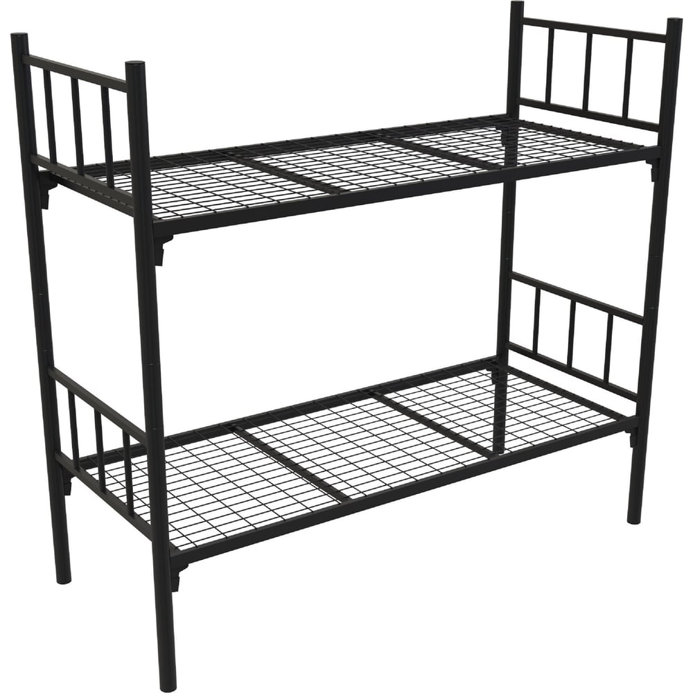 Кровать металлическая двухъярусная РегЛайн 1900x800 мм, 2 усиления ...