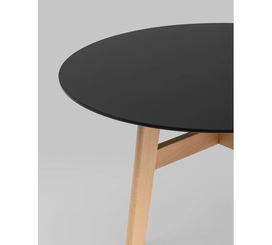 Стол обеденный круглый Стул Груп Target Circle 90 90 черный Z-220 black