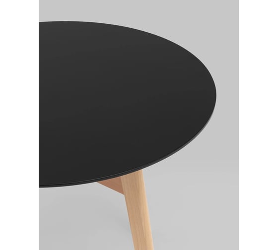 Стол обеденный круглый Стул Груп Target Circle 90 90 черный Z-220 black