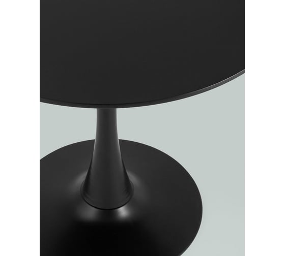 Стол обеденный круглый Стул Груп Tulip, 80x80, черный T004-1 black