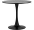 Стол обеденный круглый Стул Груп Tulip, 80x80, черный T004-1 black 1