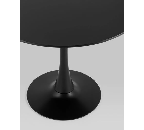 Стол обеденный круглый Стул Груп Tulip, 90x90, черный T004-1-90 black