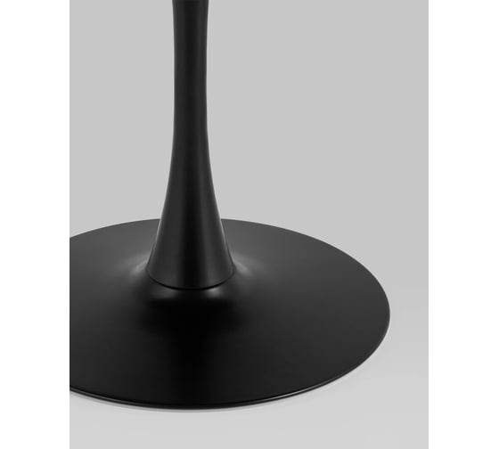 Стол обеденный круглый Стул Груп Tulip, 100x100, черный T004-1-100 black