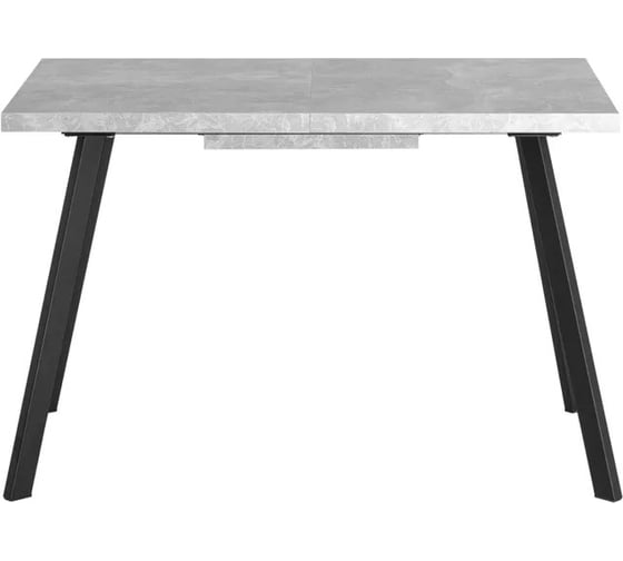 Стол обеденный кухонный раскладной Стул Груп PLAIN, 116-158 74, бетон/черный 80.581.01 8005