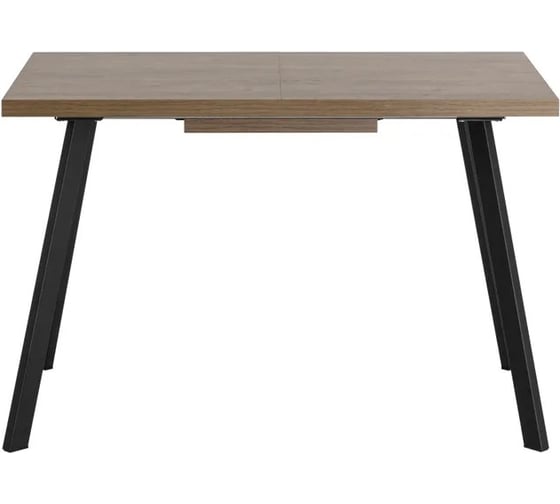 Стол обеденный кухонный раскладной Стул Груп PLAIN, 116-158 74, дуб Ка/черный 80.581.01 8048