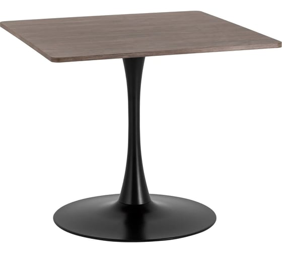 Стол обеденный Стул Груп Strong Square, 90x90, черный, орех FDC7050 H67024K