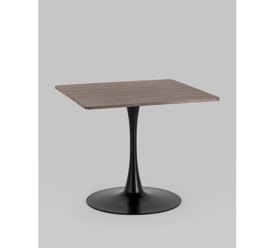 Стол обеденный Стул Груп Strong Square, 90x90, черный, орех FDC7050 H67024K