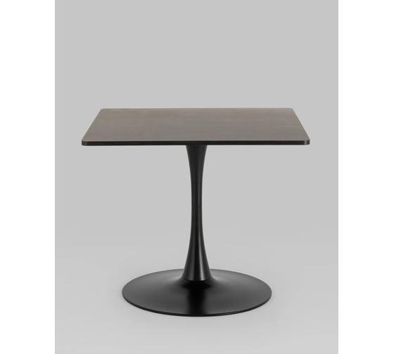 Стол обеденный Стул Груп Strong Square, 90x90, черный, темный орех FDC7050 H67064K
