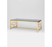 Журнальный стол Стул Груп 120х60 БРУКЛИН, стекло smoke, сталь золото ECT-013-TG-SK