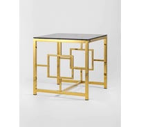 Журнальный столик Стул Груп БРУКЛИН, стекло smoke, сталь золото EET-013-TG-1