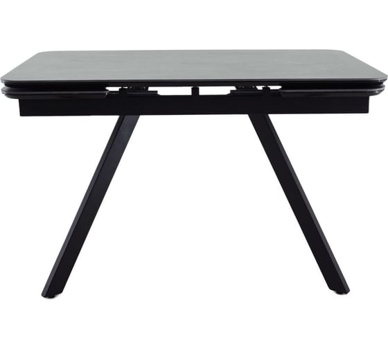 Раскладной стол BRADEX Arthur 120-184x80x75 см, керамогранит, чёрный мрамор Greys Black, чёрный RF 0677