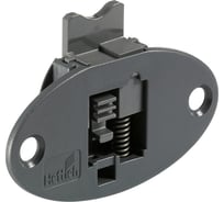 Направляющий элемент с фиксатором Hettich SlideLine 55, Plus, верхний, пластмасса, серый 9103718