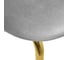 Стул BRADEX Elle серый, с золотыми ножками RF 0719 7